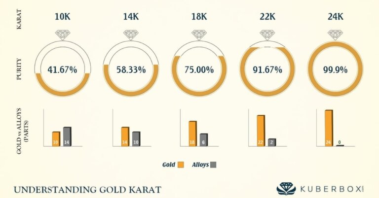 K金類型的黃金含量